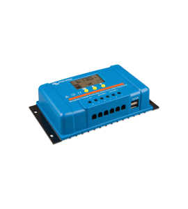 BLUESOLAR PWM DUO-LCD&USB 12V/24V-20A - collegamenti