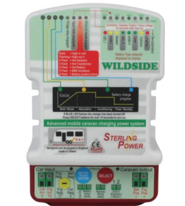 Caricabatteria da batteria a batteria per roulotte Sterling 'Wildside' - 12V/12V