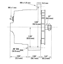 Alternatore di potenza 12V 145A