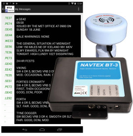 Pc NAVTEX Bluetooth con antenna H Vector